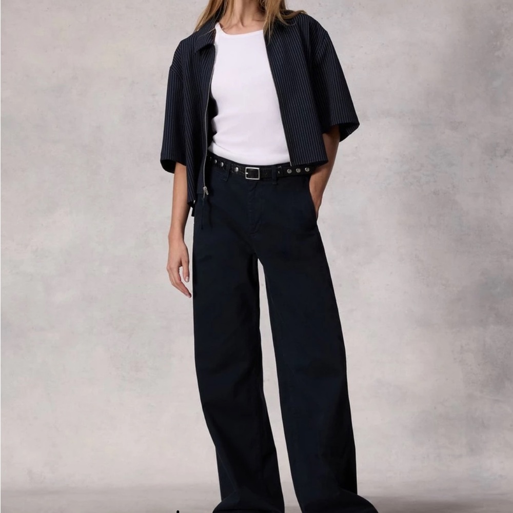 Sofie Wide Leg Cotton Chino